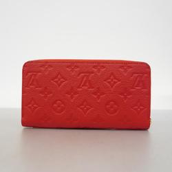 Louis Vuitton Long Wallet Monogram Empreinte Zippy M61865 Cerise Ladies