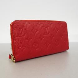 Louis Vuitton Long Wallet Monogram Empreinte Zippy M61865 Cerise Ladies