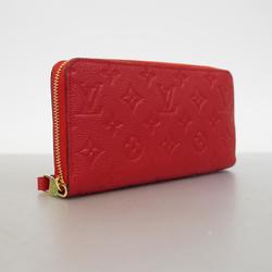 Louis Vuitton Long Wallet Monogram Empreinte Zippy M61865 Cerise Ladies