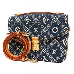 Louis Vuitton Shoulder Bag Pochette Metis MM M57395 Blue Women's