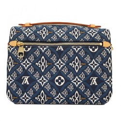 Louis Vuitton Shoulder Bag Pochette Metis MM M57395 Blue Women's