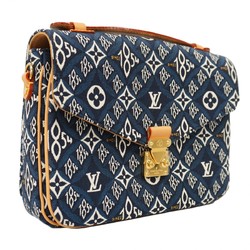 Louis Vuitton Shoulder Bag Pochette Metis MM M57395 Blue Women's