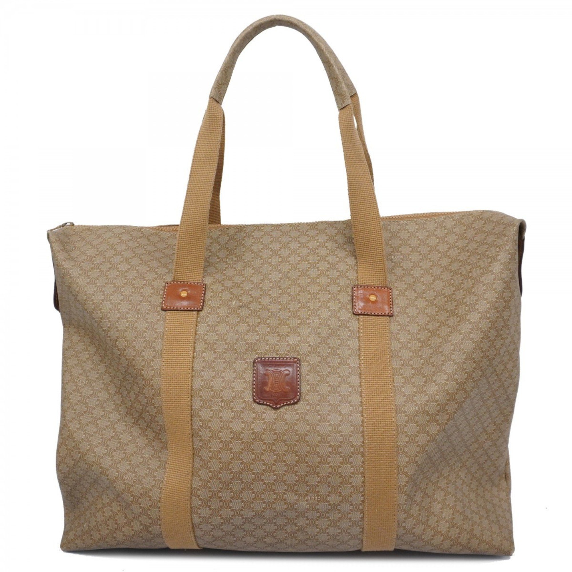 Celine Boston Bag Macadam Brown Men's Women's