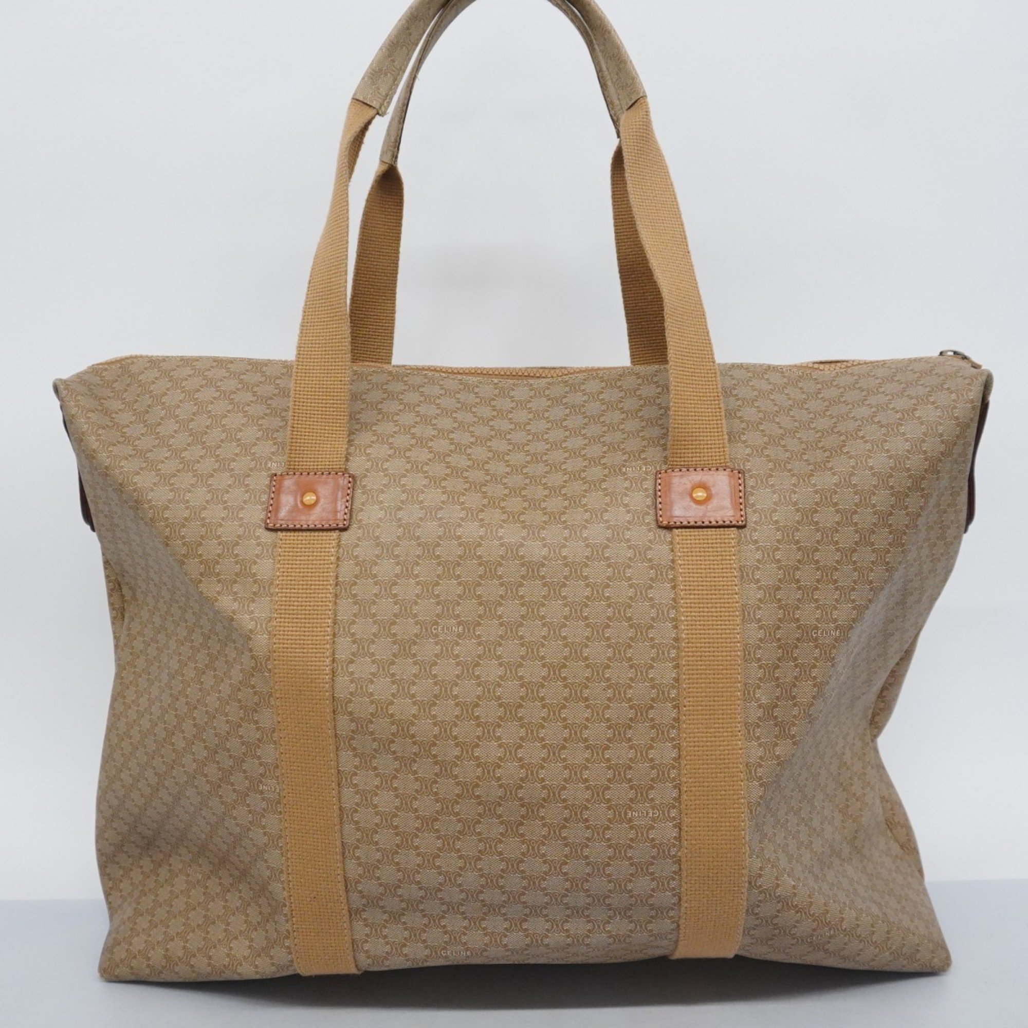 Celine Boston Bag Macadam Brown Men's Women's