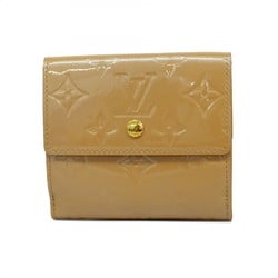 Louis Vuitton Tri-fold Wallet Vernis Porte Monnaie Billet Credit M91349 Noisette Ladies