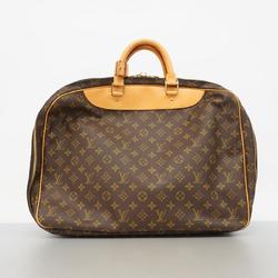 Louis Vuitton Boston Bag Monogram Alize 24H M41399 Brown Men's Women's