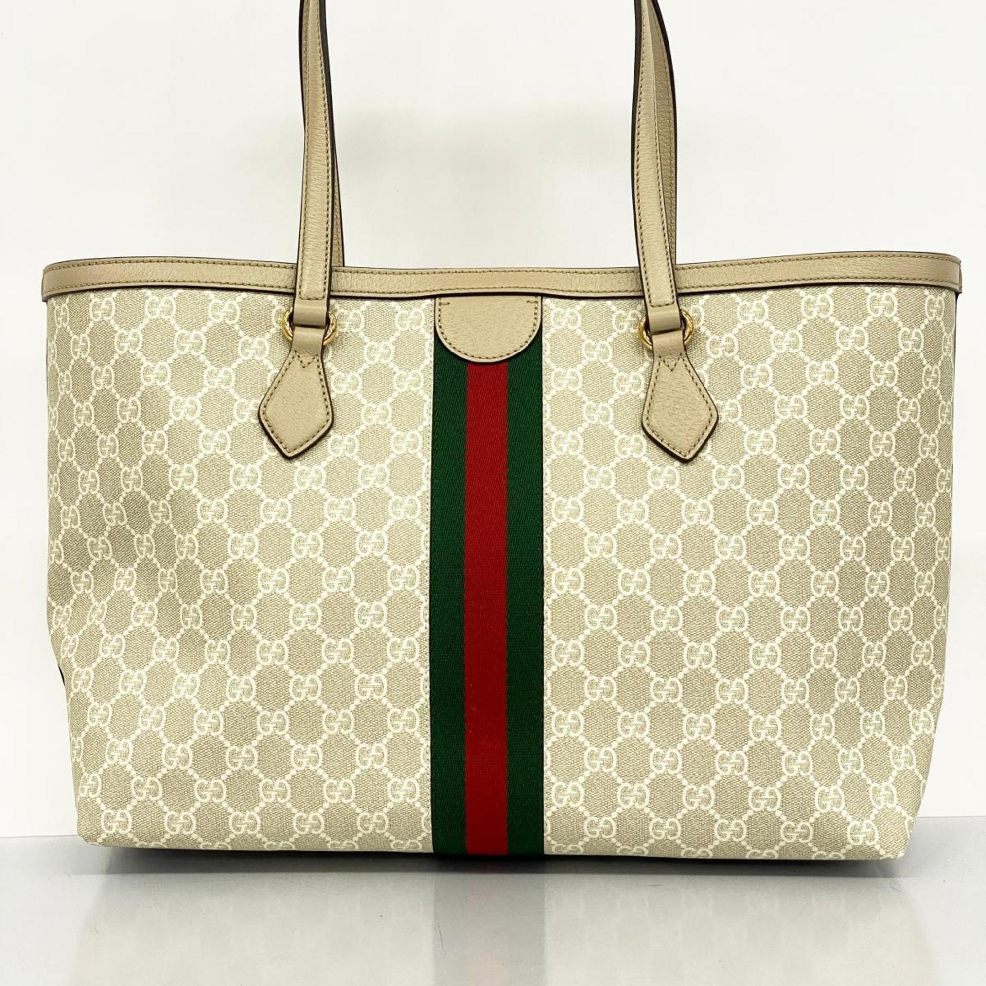 Gucci Tote Bag Ophidia Beige Women's