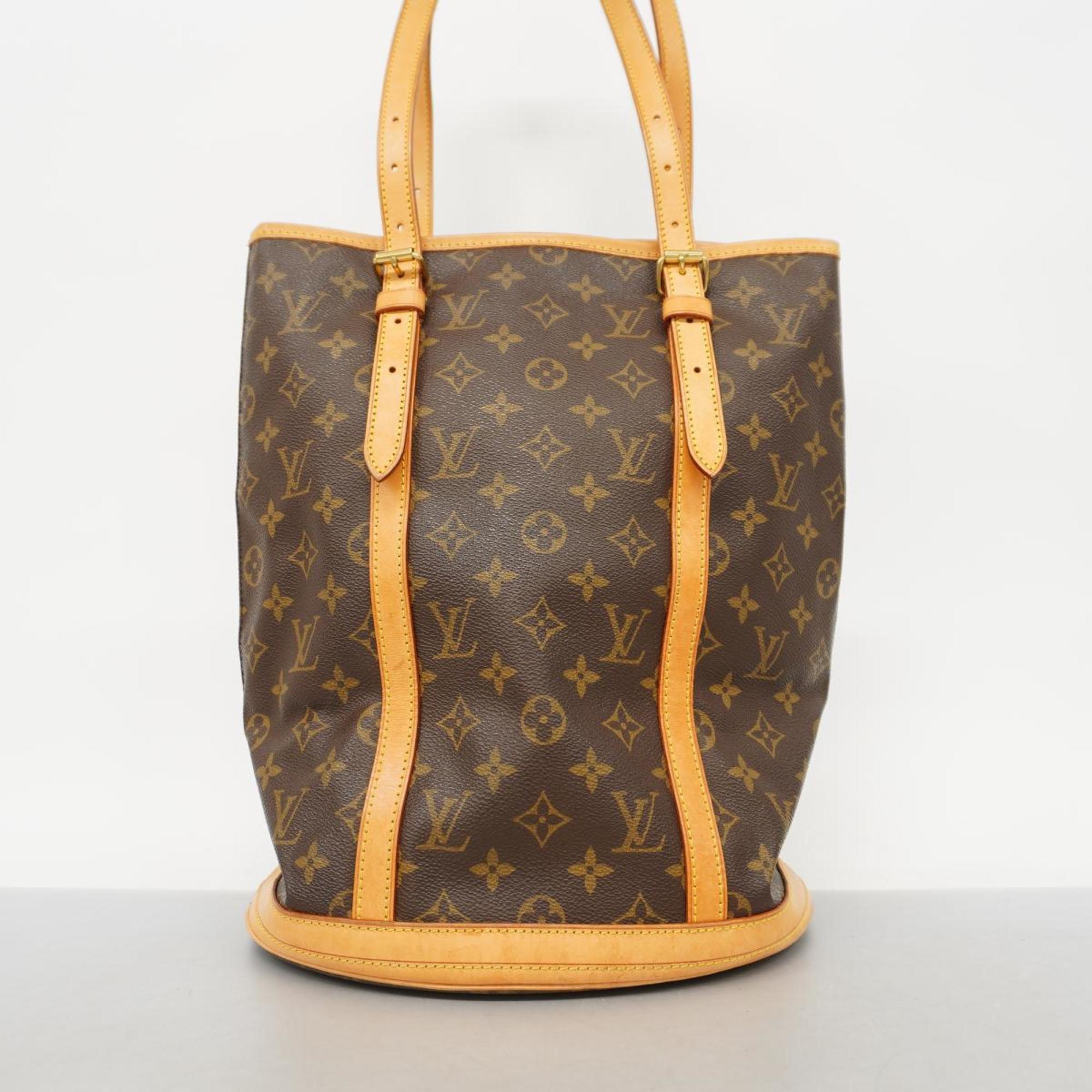 Louis Vuitton Tote Bag Monogram Bucket GM M42236 Brown Women's