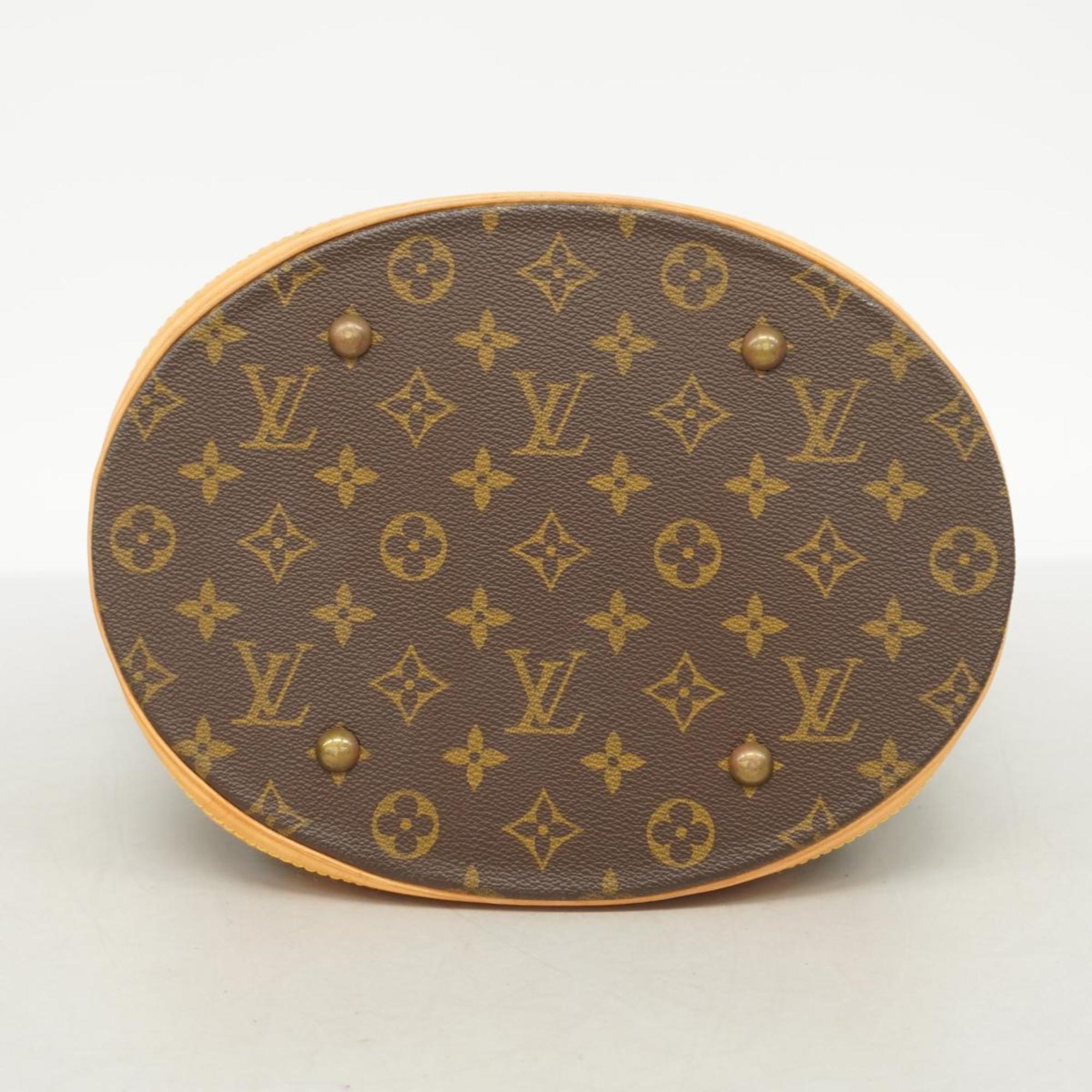 Louis Vuitton Tote Bag Monogram Bucket GM M42236 Brown Women's