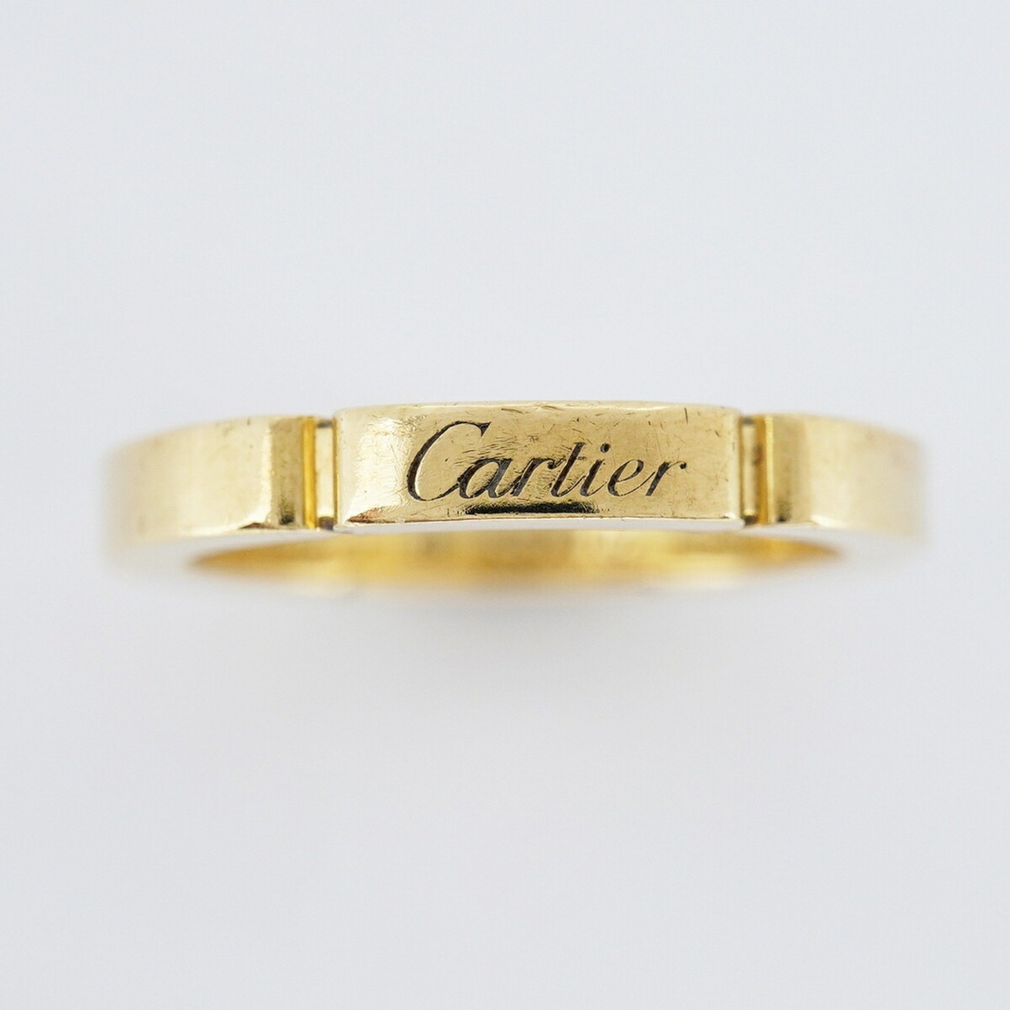 Cartier Ring Maillon Panthere K18YG Yellow Gold Size 8 Ladies