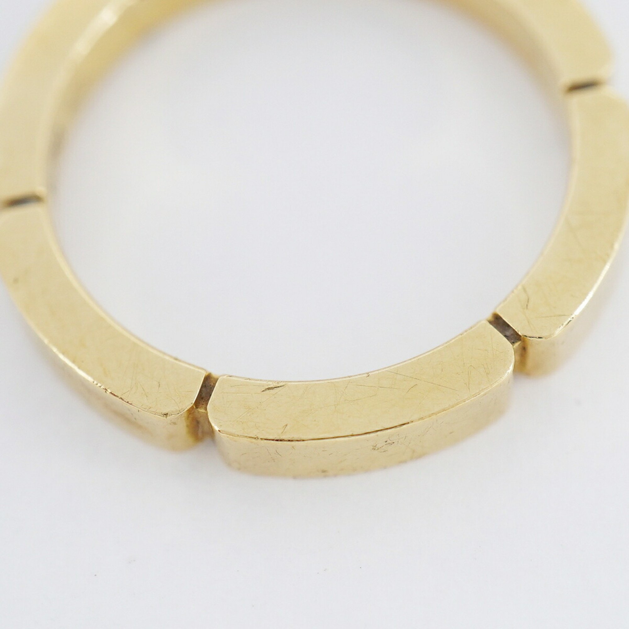 Cartier Ring Maillon Panthere K18YG Yellow Gold Size 8 Ladies