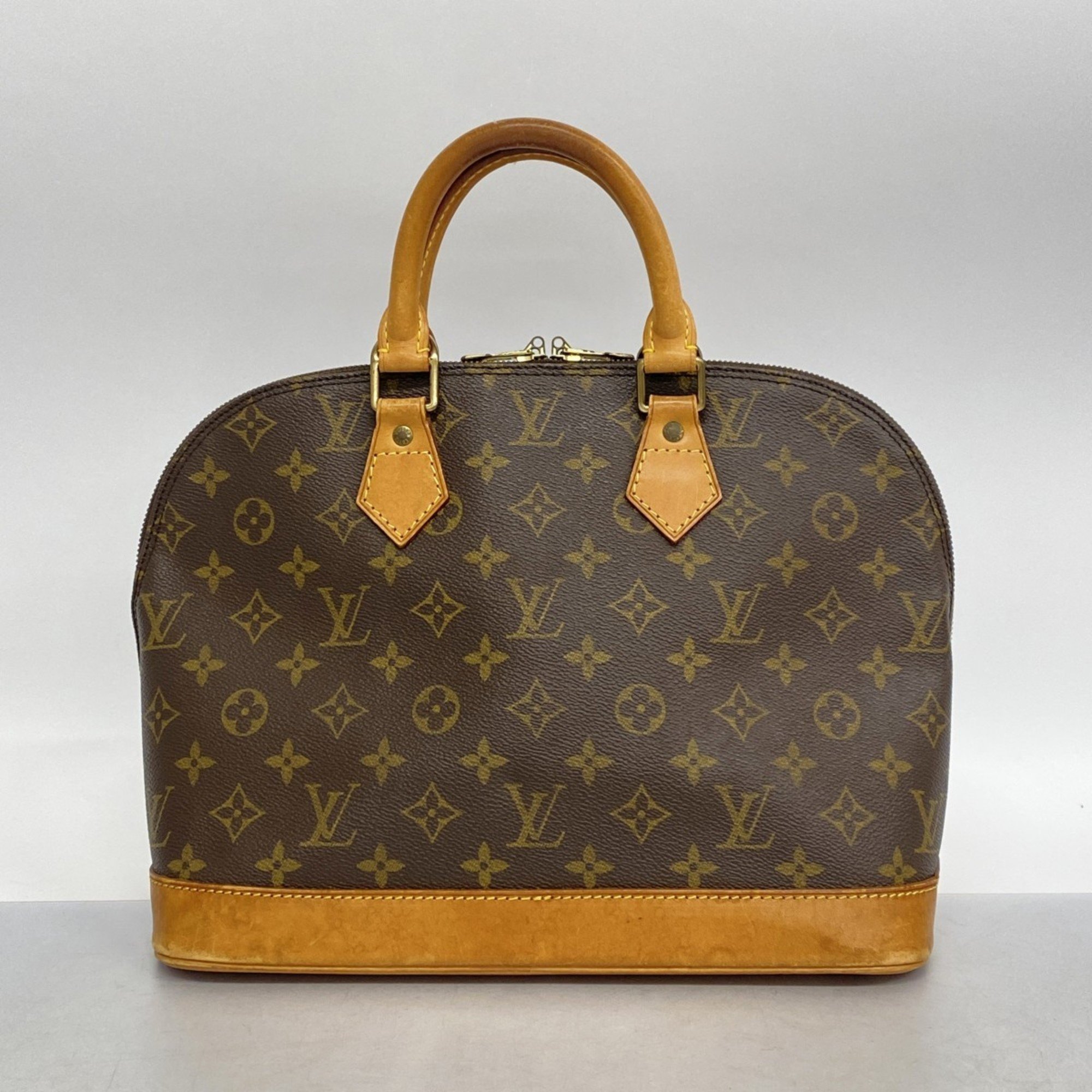 Louis Vuitton handbag Monogram Alma M51130 Brown ladies