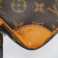 Louis Vuitton Clutch Bag Monogram Marly Dragonne PM M51827 Brown Men's