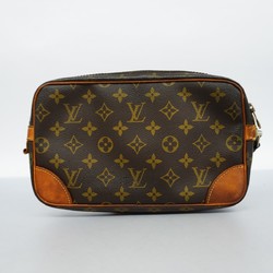 Louis Vuitton Clutch Bag Monogram Marly Dragonne M51825 Brown Men's