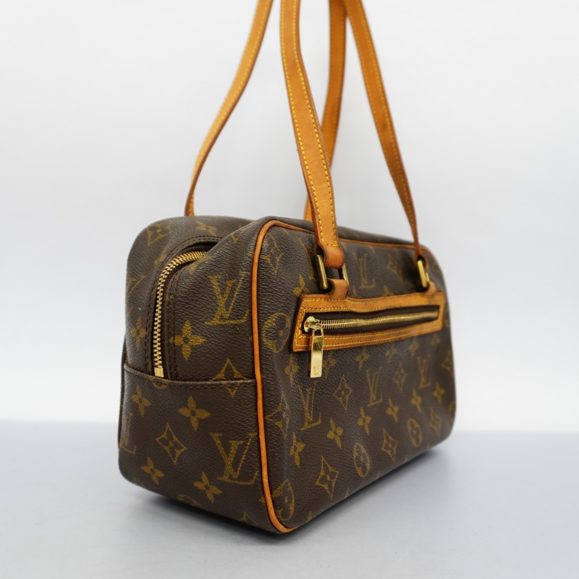 Louis Vuitton Shoulder Bag Monogram Cite MM M51182 Brown Ladies