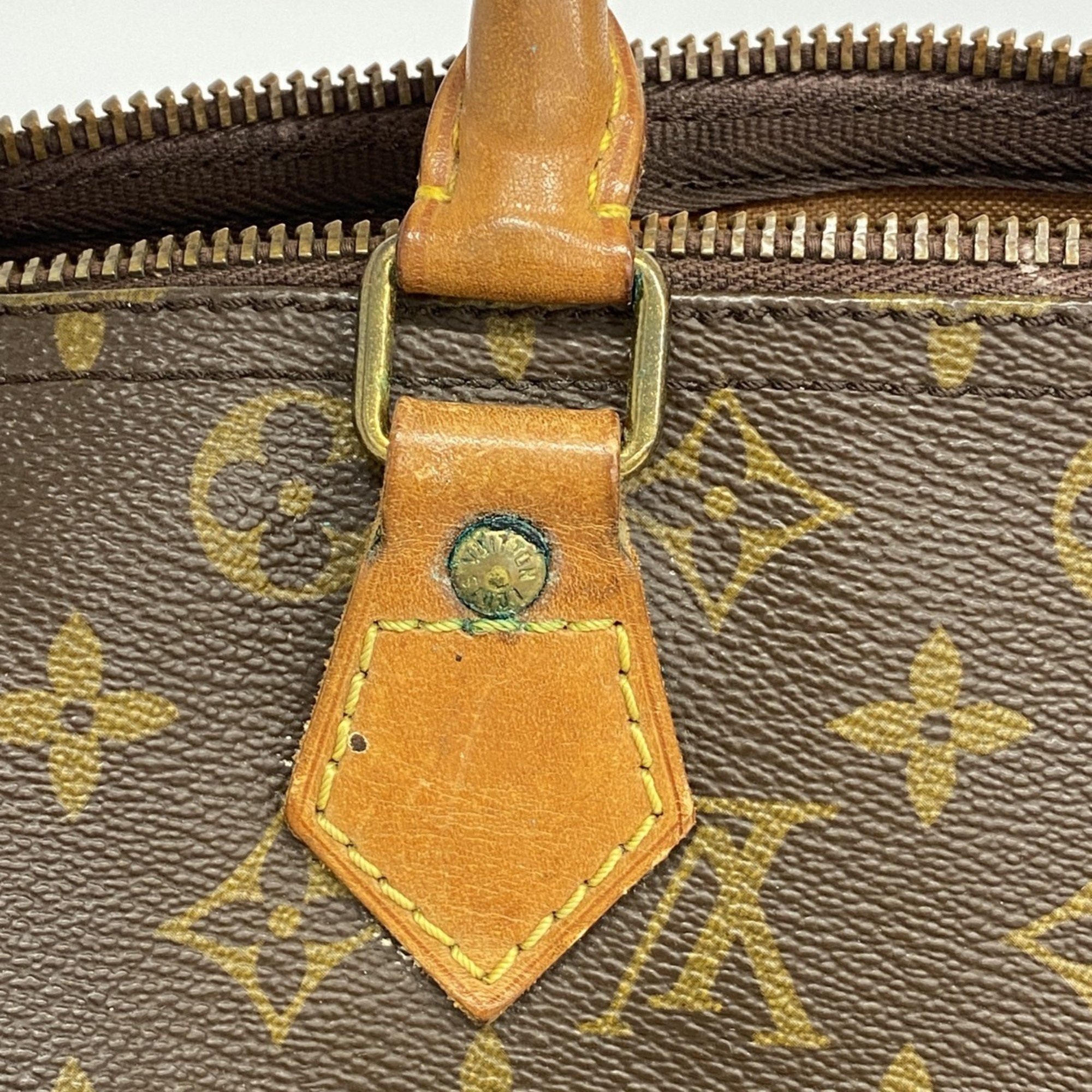 Louis Vuitton Handbag Monogram Speedy 30 M41108 Brown Ladies