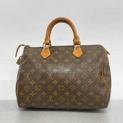 Louis Vuitton Handbag Monogram Speedy 30 M41108 Brown Ladies