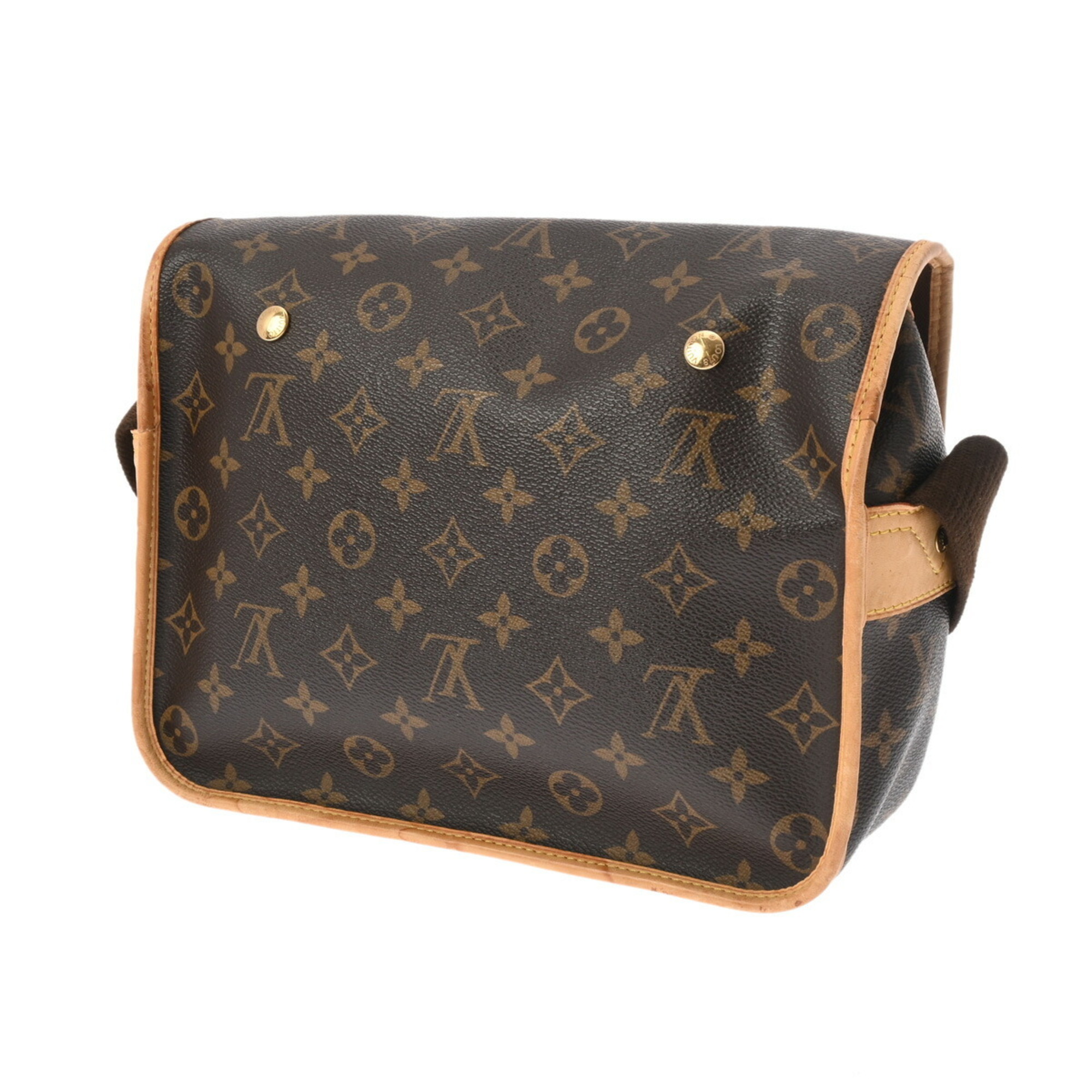 LOUIS VUITTON Louis Vuitton Monogram Congo PM Brown M40117 Unisex Canvas Shoulder Bag