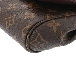 LOUIS VUITTON Louis Vuitton Monogram Favorite MM Brown M40718 Women's Canvas Shoulder Bag