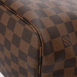 LOUIS VUITTON Damier Neverfull MM Brown N51105 Women's Canvas Tote Bag