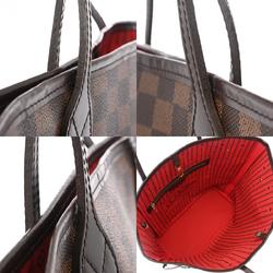 LOUIS VUITTON Damier Neverfull MM Brown N51105 Women's Canvas Tote Bag