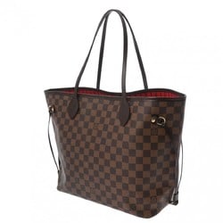 LOUIS VUITTON Damier Neverfull MM Brown N51105 Women's Canvas Tote Bag