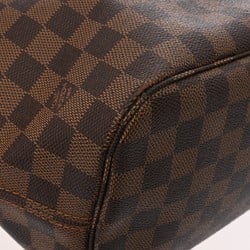 LOUIS VUITTON Damier Neverfull MM Brown N51105 Women's Canvas Tote Bag