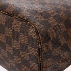 LOUIS VUITTON Damier Neverfull MM Brown N51105 Women's Canvas Tote Bag