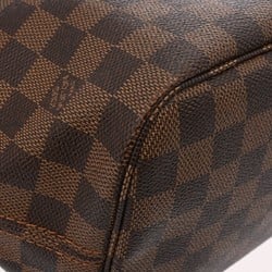 LOUIS VUITTON Damier Neverfull MM Brown N51105 Women's Canvas Tote Bag