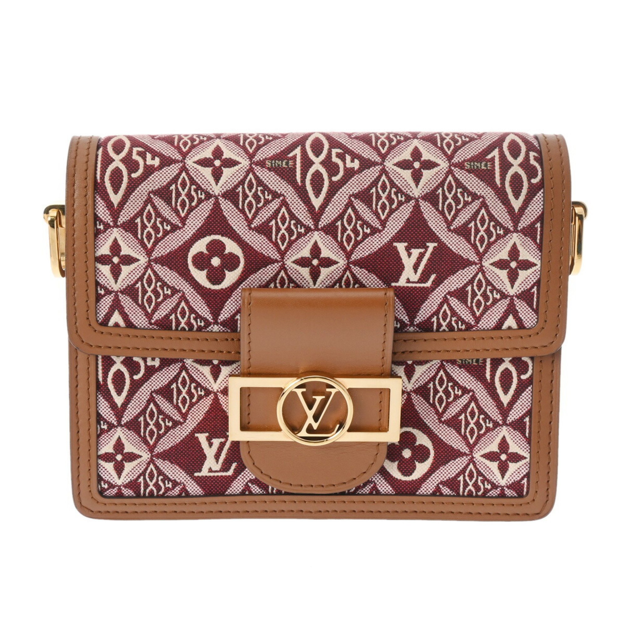 LOUIS VUITTON Louis Vuitton Monogram Jacquard Dauphine MINI Pink M57172 Women's Shoulder Bag