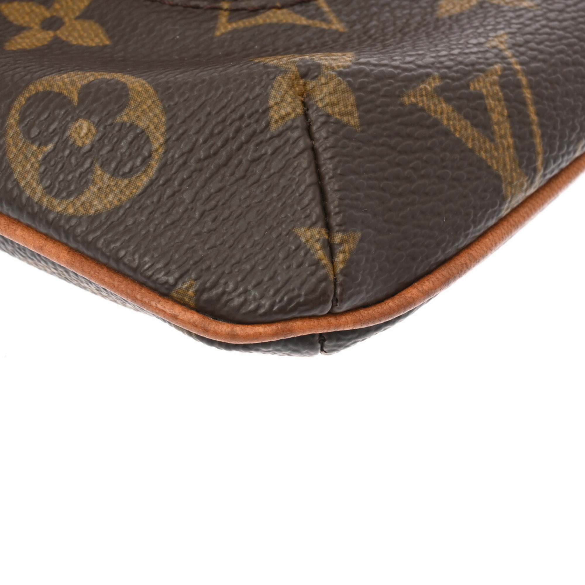 LOUIS VUITTON Louis Vuitton Monogram Partition Brown M51901 Women's Canvas Pouch