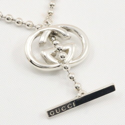 Gucci Interlocking G Necklace Silver 925 Approx. 19.6g Unisex