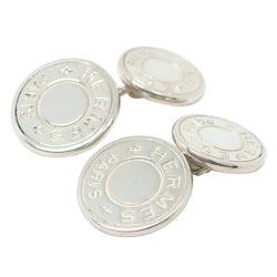 HERMES Serie Cufflinks Silver 925 Men's