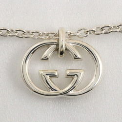 Gucci Interlocking G Necklace Silver 925 Approx. 25.8g Unisex