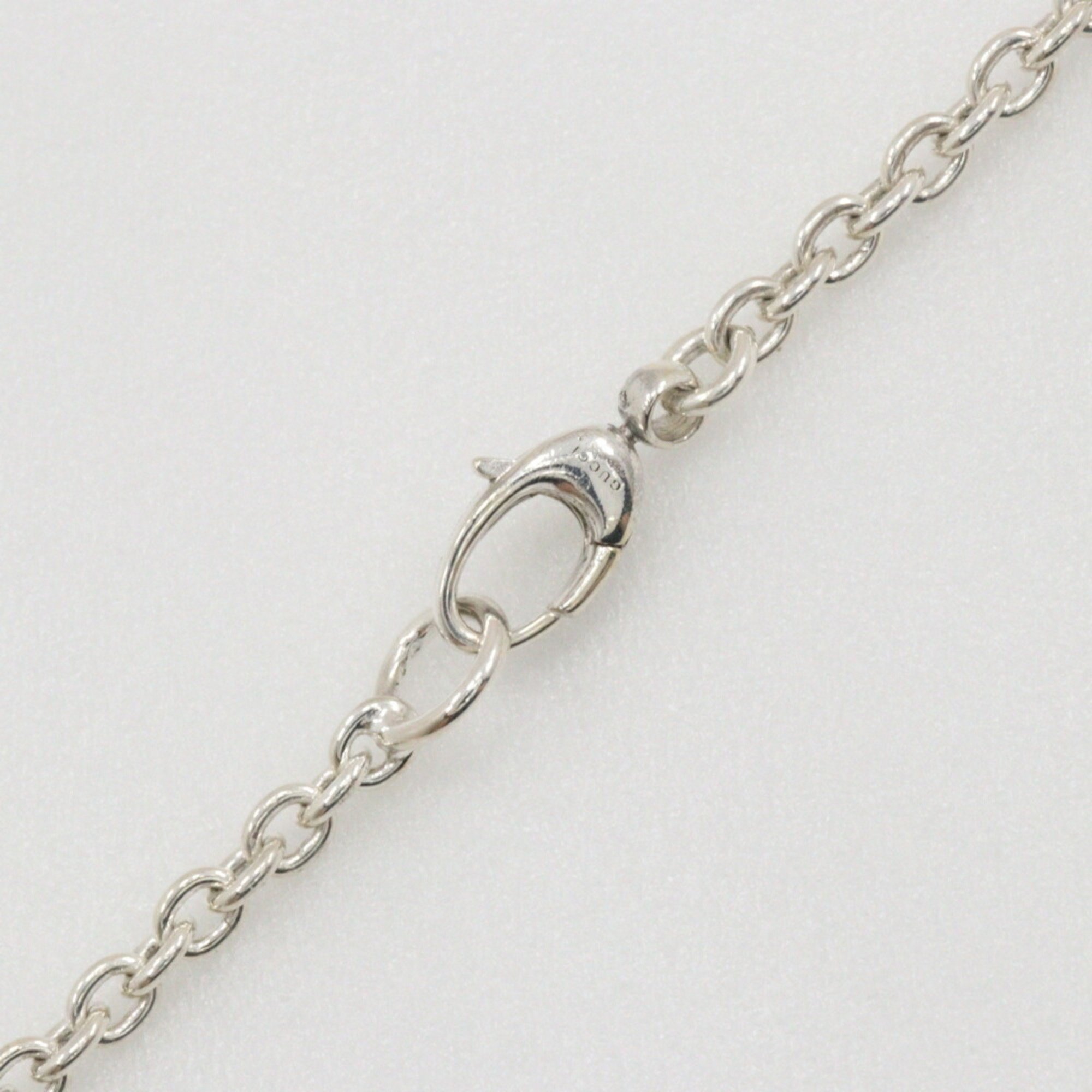 Gucci Interlocking G Necklace Silver 925 Approx. 25.8g Unisex