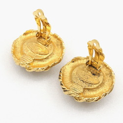 CHANEL Earrings Gold Plated x Fake Pearl Approx. 22.5g Vintage Women's