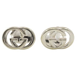 GUCCI Interlocking G Cufflinks Silver 925 Men's