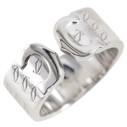 Cartier CARTIER C2 size 11 ring, 2000 Xmas limited edition, K18 white gold, approx. 11.0g, for women