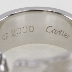 Cartier CARTIER C2 size 11 ring, 2000 Xmas limited edition, K18 white gold, approx. 11.0g, for women