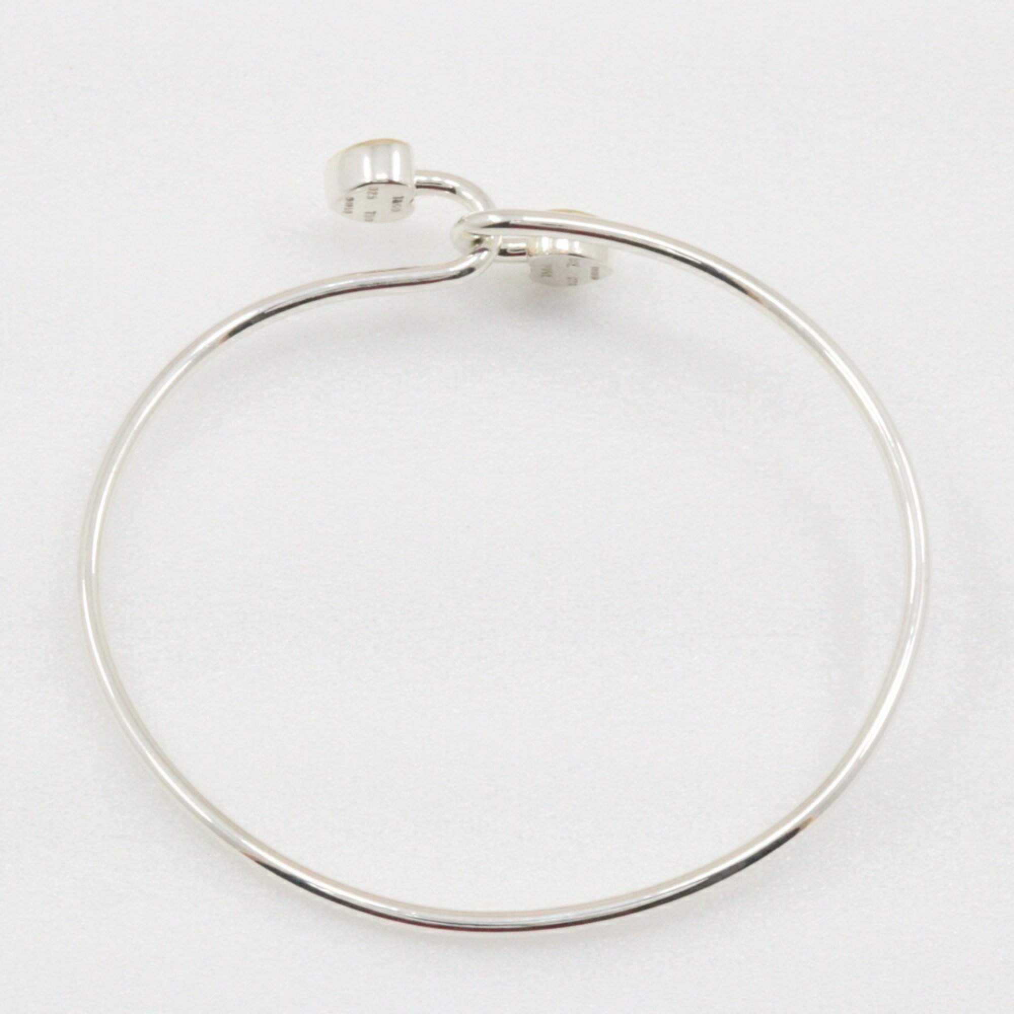 Tiffany & Co. Heart Bangle, 925 Silver x 18K Yellow Gold, approx. 8.7g, Heart, Women's, I213023178