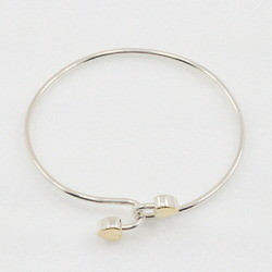 Tiffany & Co. Heart Bangle, 925 Silver x 18K Yellow Gold, approx. 8.7g, Heart, Women's, I213023178