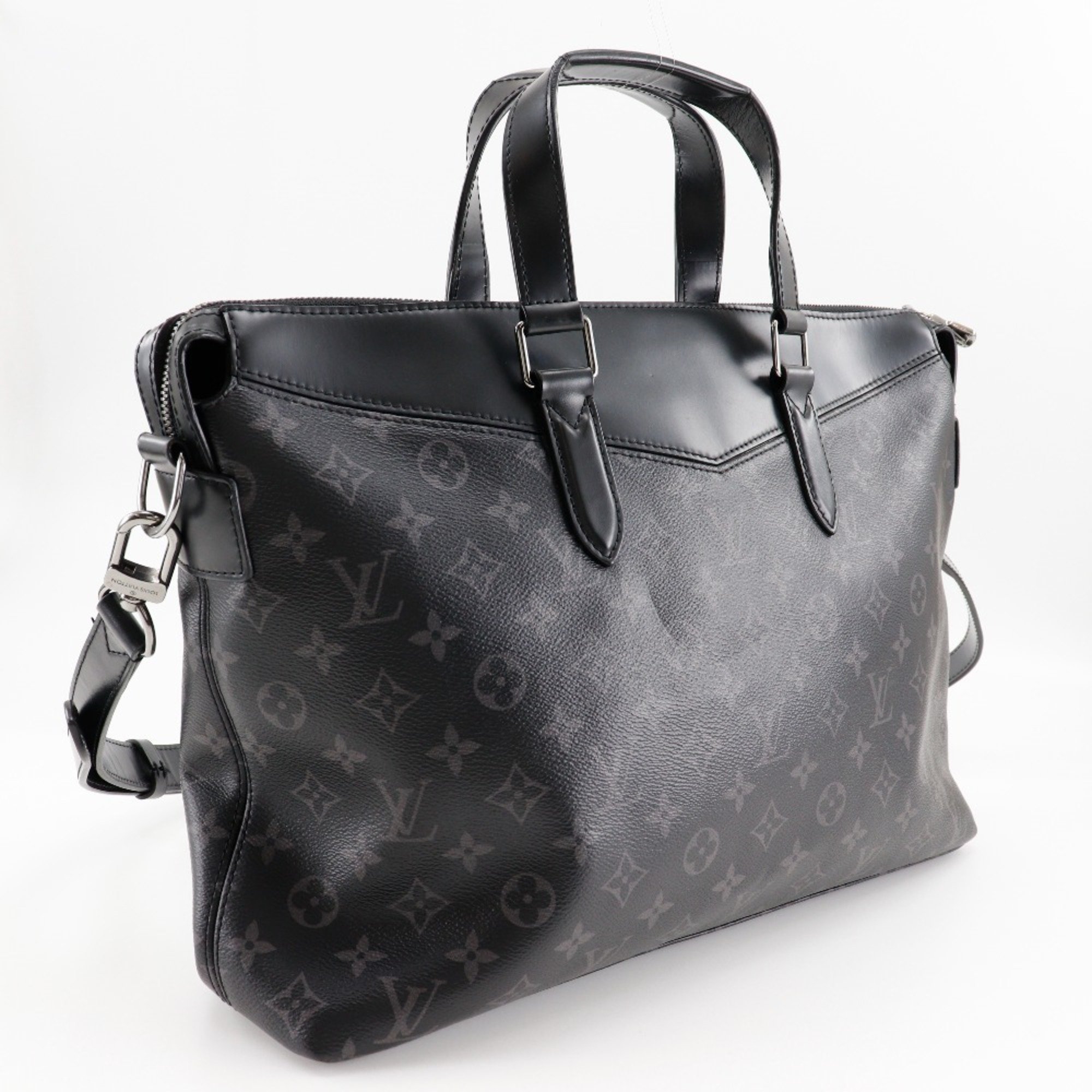 Louis Vuitton LOUIS VUITTON Explorer Bag Shoulder M40566 x Monogram Eclipse Canvas Black 2way Double Men's