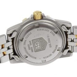 TAG HEUER Professional Watch 955.708G-2 Stainless Steel Gold Quartz Analog Display Ivory Dial Ladies