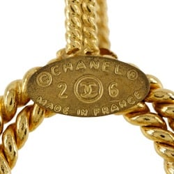 Chanel CHANEL Double Chain Ring Necklace Gold Plated 1991 Size 26 Approx. 116g Women's