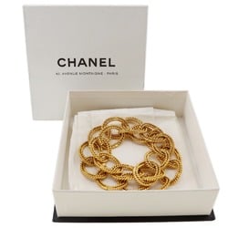 Chanel CHANEL Double Chain Ring Necklace Gold Plated 1991 Size 26 Approx. 116g Women's