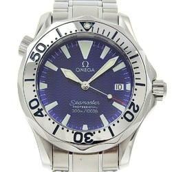 OMEGA Seamaster Watch Professional cal.1538 2263.80 Stainless Steel Quartz Analog Display Blue Dial Unisex