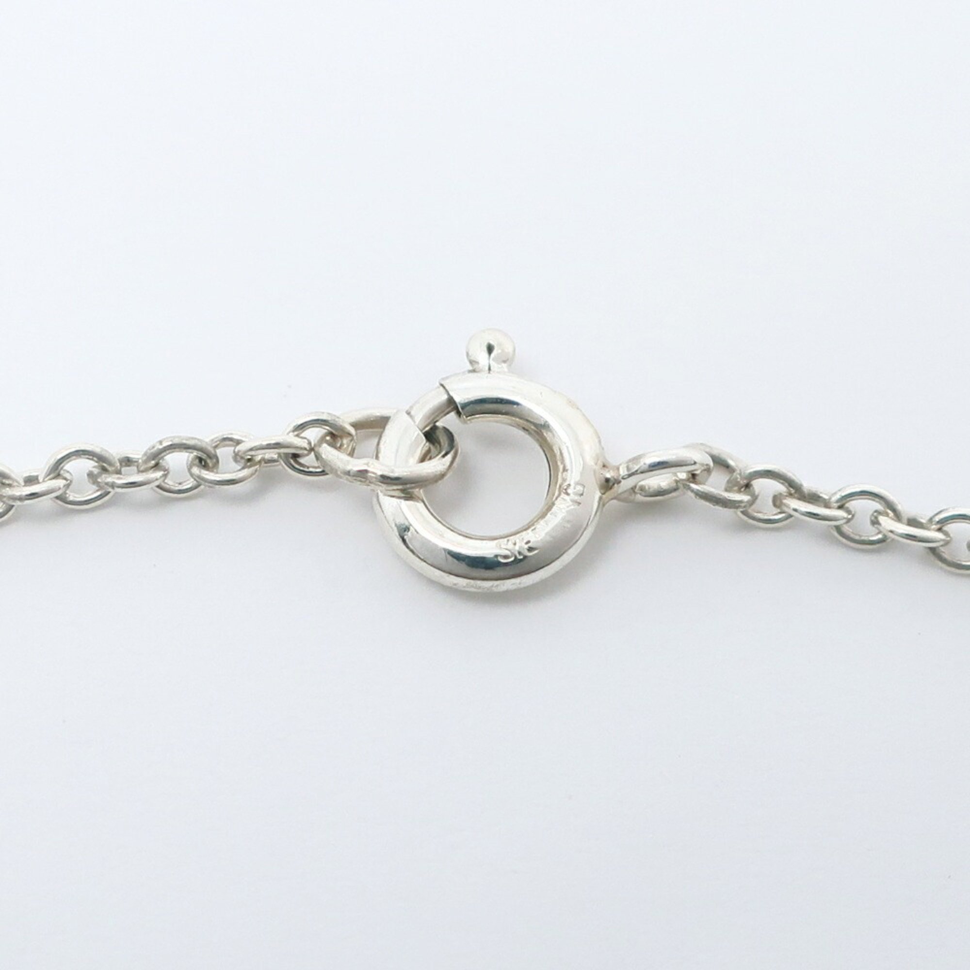 Tiffany TIFFANY&Co. Heart 3P Bracelet Elsa Peretti Silver 925 Approx. 3.0g Open Women's