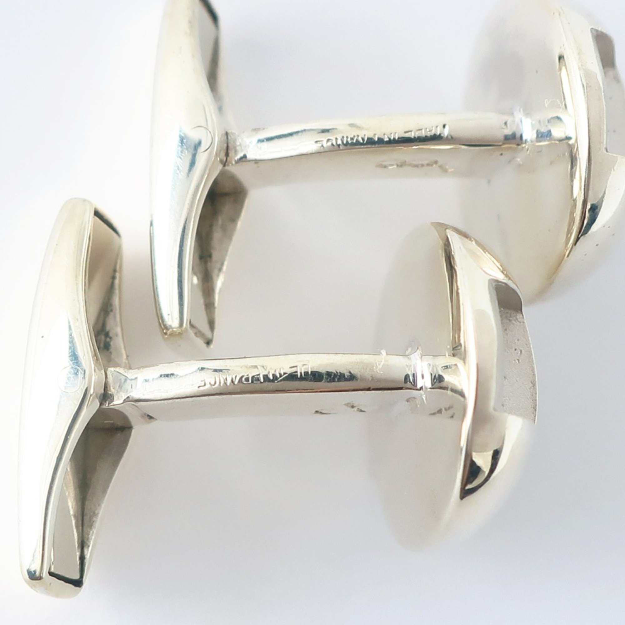 Hermes HERMES Cufflinks Silver 925 Men's