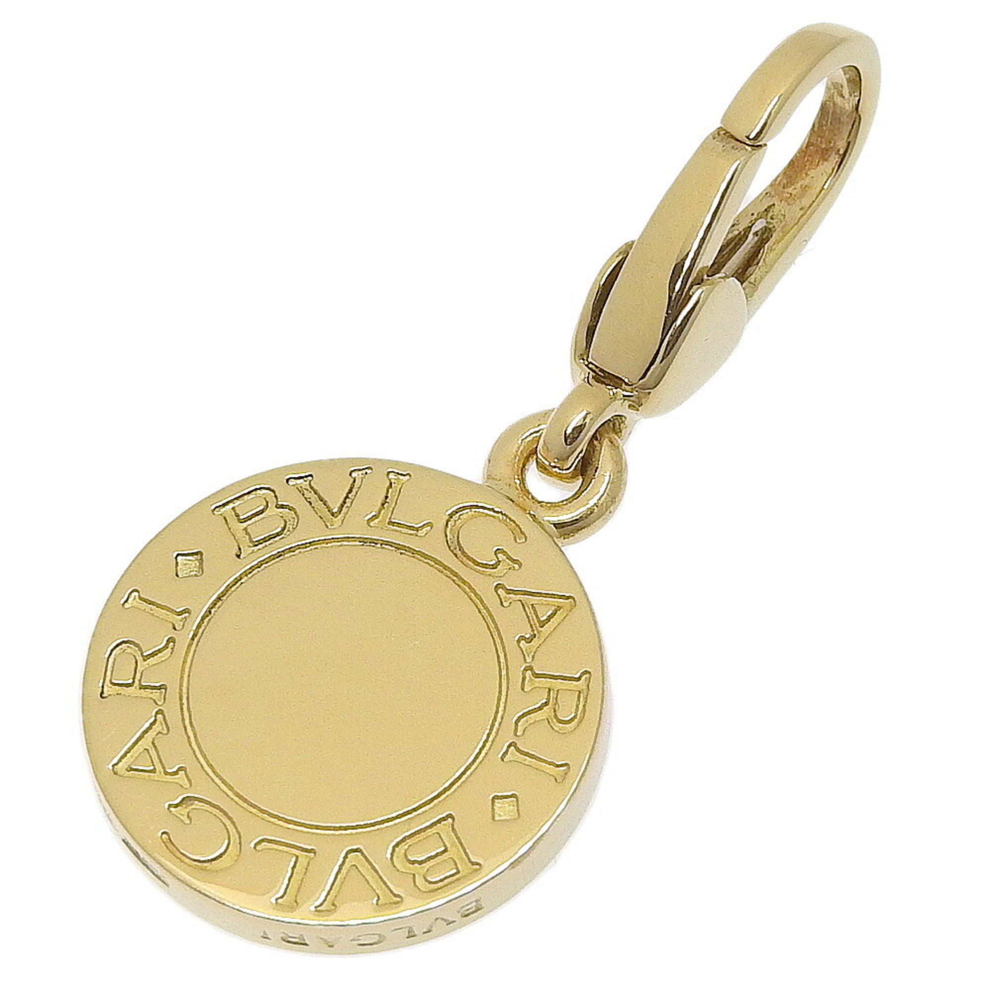 BVLGARI Pendant Top K18 Yellow Gold x Onyx Approx. 3.9g Bvlgari Unisex W153124304