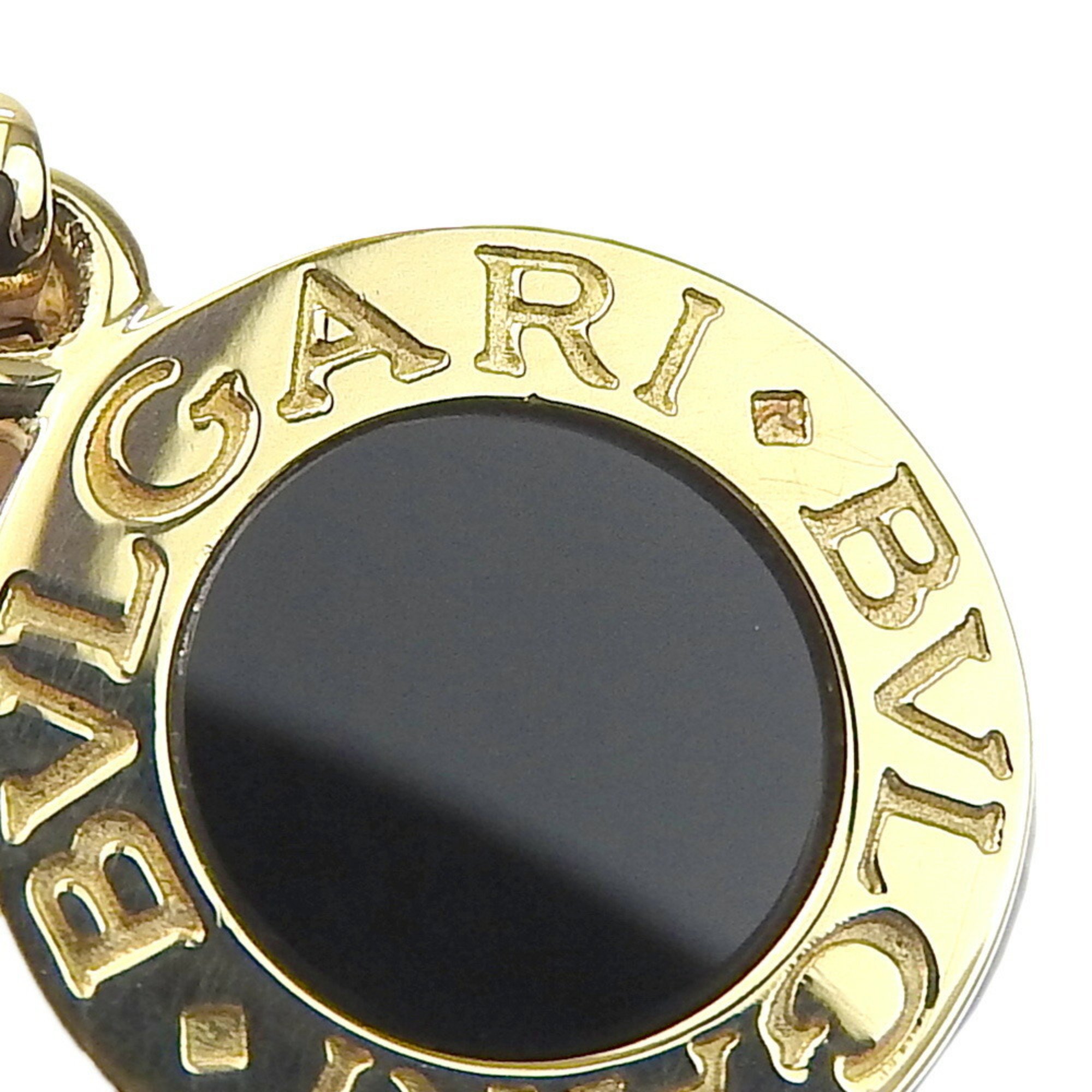 BVLGARI Pendant Top K18 Yellow Gold x Onyx Approx. 3.9g Bvlgari Unisex W153124304